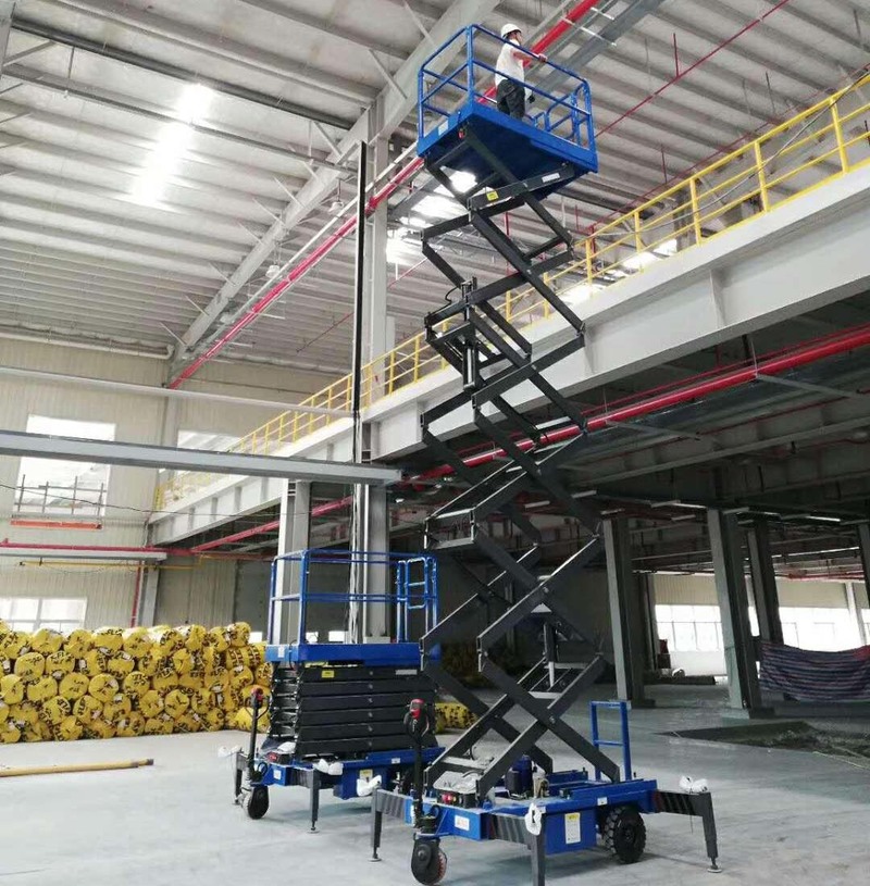 新疆助力行走剪叉式高空作业平台